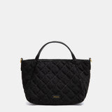 Shopper acolchado negro