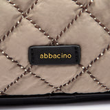 Taupe Padded Shopper Bag.