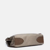 Bolso de hombro con borla ocre