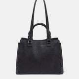 Black handbag.