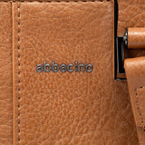 Cognac handbag.
