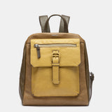 Mochila combinada en verde