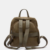 Mochila combinada en verde