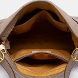 Bolso de hombro multibolsillos beige