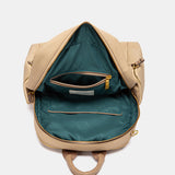 Mochila en materiales reciclados beige