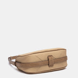 Bandolera en materiales reciclados beige
