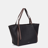 Shopper en materiales reciclados negro