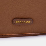 Bolso de hombro en materioales reciclados cognac
