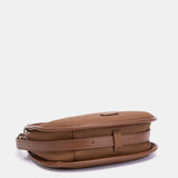 Bandolera en materioales reciclados cognac