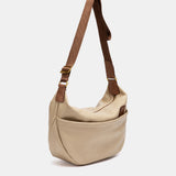 Bandolera en materiales reciclados beige