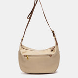 Bandolera en materiales reciclados beige
