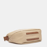 Bandolera en materiales reciclados beige