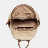 Mochila en materiales reciclados beige