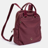 Mochila en materiales reciclados burdeos