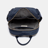 Mochila en materiales reciclados azul