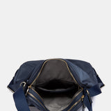 Bolso multifuncional en materiales reciclados azul