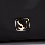 Bolso de mano en materiales reciclados negro