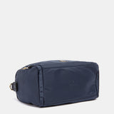 Bolso de mano en materiales reciclados azul