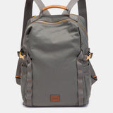 Mochila en materiales reciclados gris