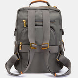 Mochila en materiales reciclados gris