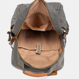 Mochila en materiales reciclados gris