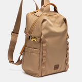 Mochila en materiales reciclados beige