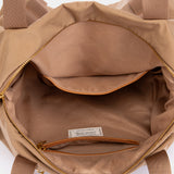 Shopper en materiales reciclados beige