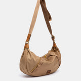 Bandolera en materiales reciclados beige