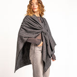 Poncho in black