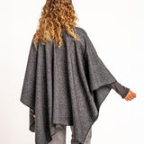 Poncho in black