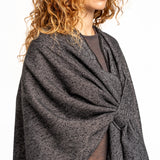Poncho in black