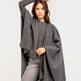 Poncho in black