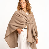 Beige poncho