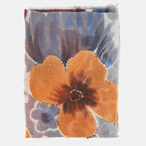 Wolltaschentuch mit Blumenkameldruck
