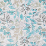 Pañuelo de viscosa con estampado floral verde