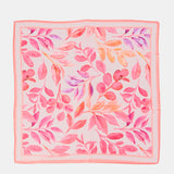 Bandana de modal y seda con estampado floral fucsia