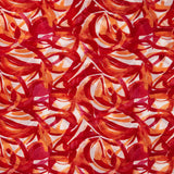 Pañuelo de viscosa con estampado abstracto naranja