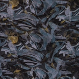 Viskoseschal mit schwarzem abstraktem Druck