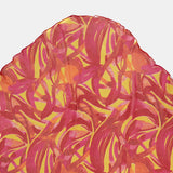 Pañuelo de viscosa con estampado abstracto naranja