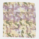 Bandana de modal y seda con estampado abstracto ámbar