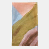 Seidiges Bandana mit mehrfarbigem abstraktem Muster.