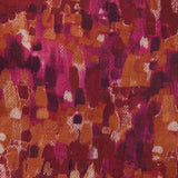 Wollhalstuch mit abstraktem Bordeaux-Muster.