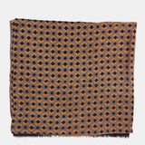 Pañuelo de viscosa con estampado grométrico negro