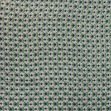 Pañuelo de viscosa con estampado grométrico azul
